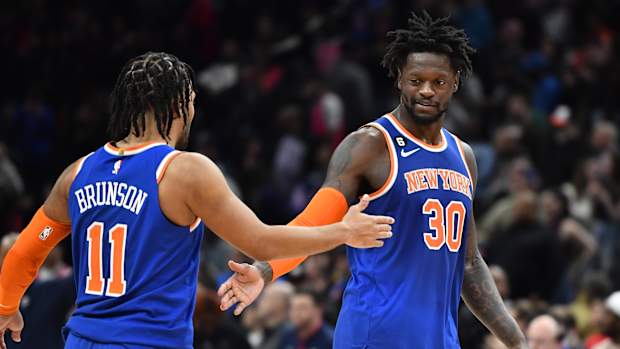 Julius Randle and Jalen Brunson